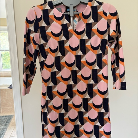 J.McLaughlin Retro Geometric Shift Dress Size Small NWT - Picture 2 of 6